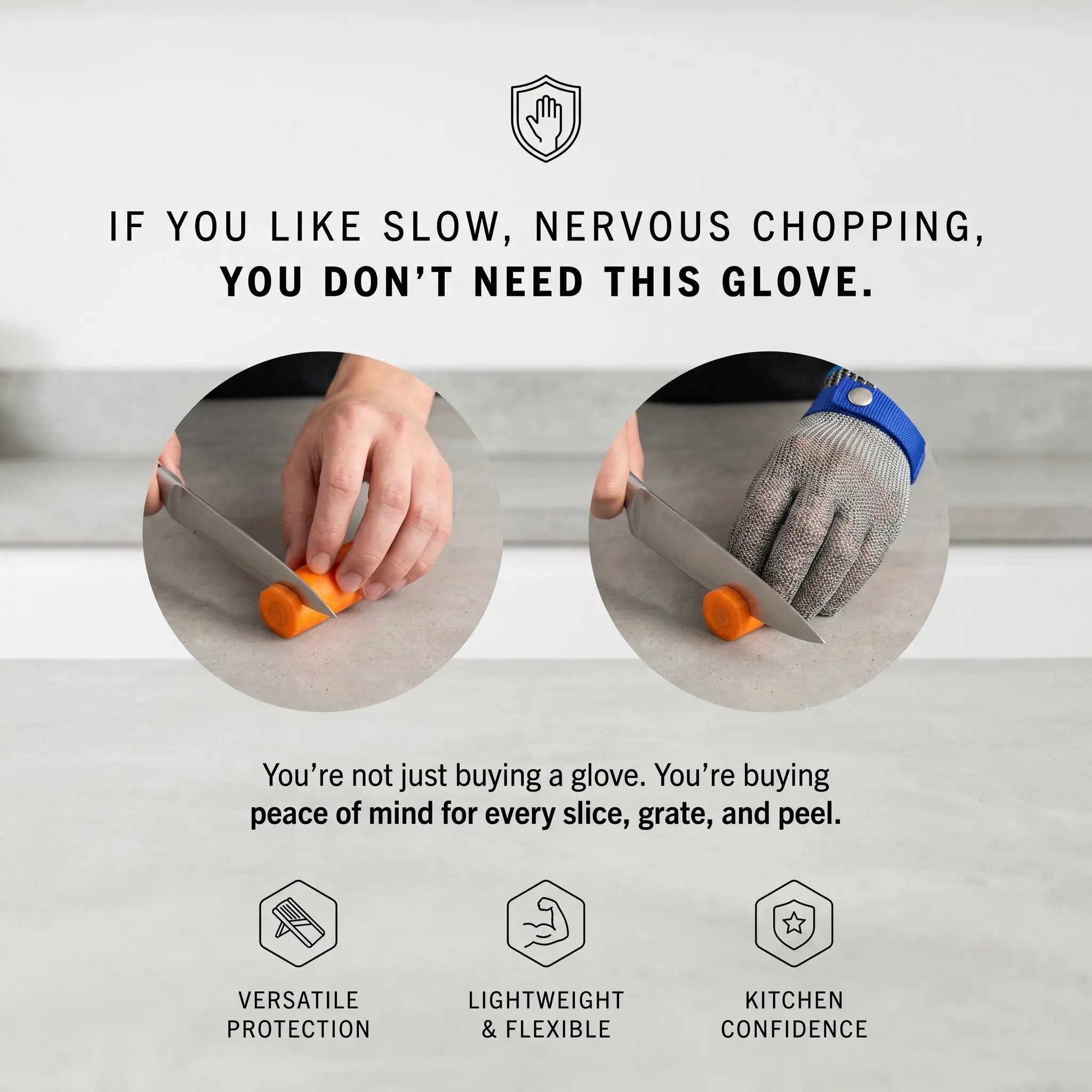 The Prep Shelf’s SafePrep Cutting Glove The Prep Shelf
