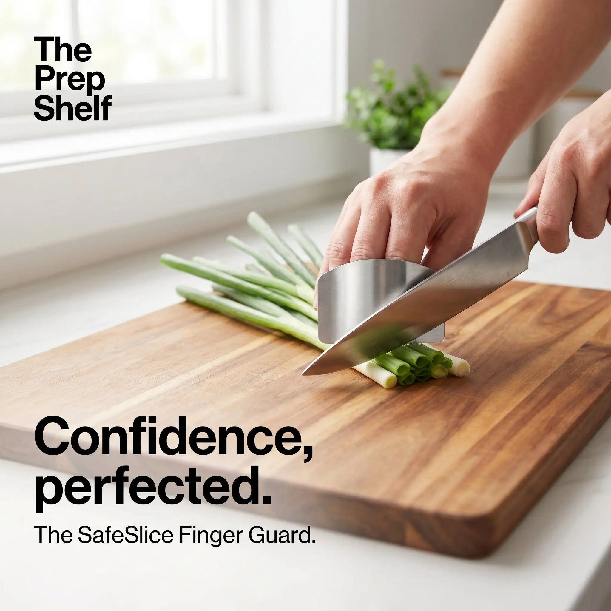 The Prep Shelf’s SafeSlice Finger Guard The Prep Shelf