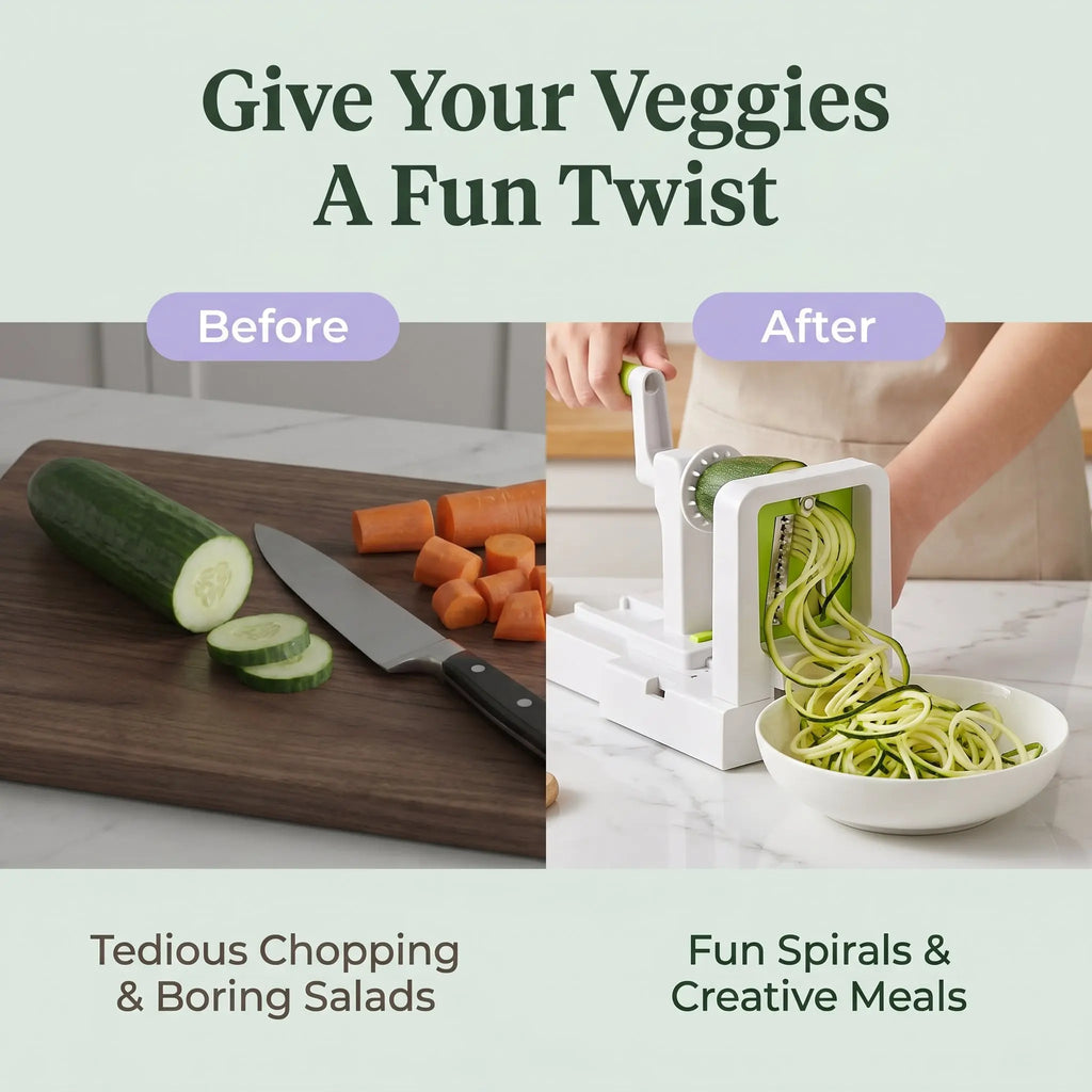 The Prep Shelf’s SpiralPrep Veggie Spiralizer The Prep Shelf