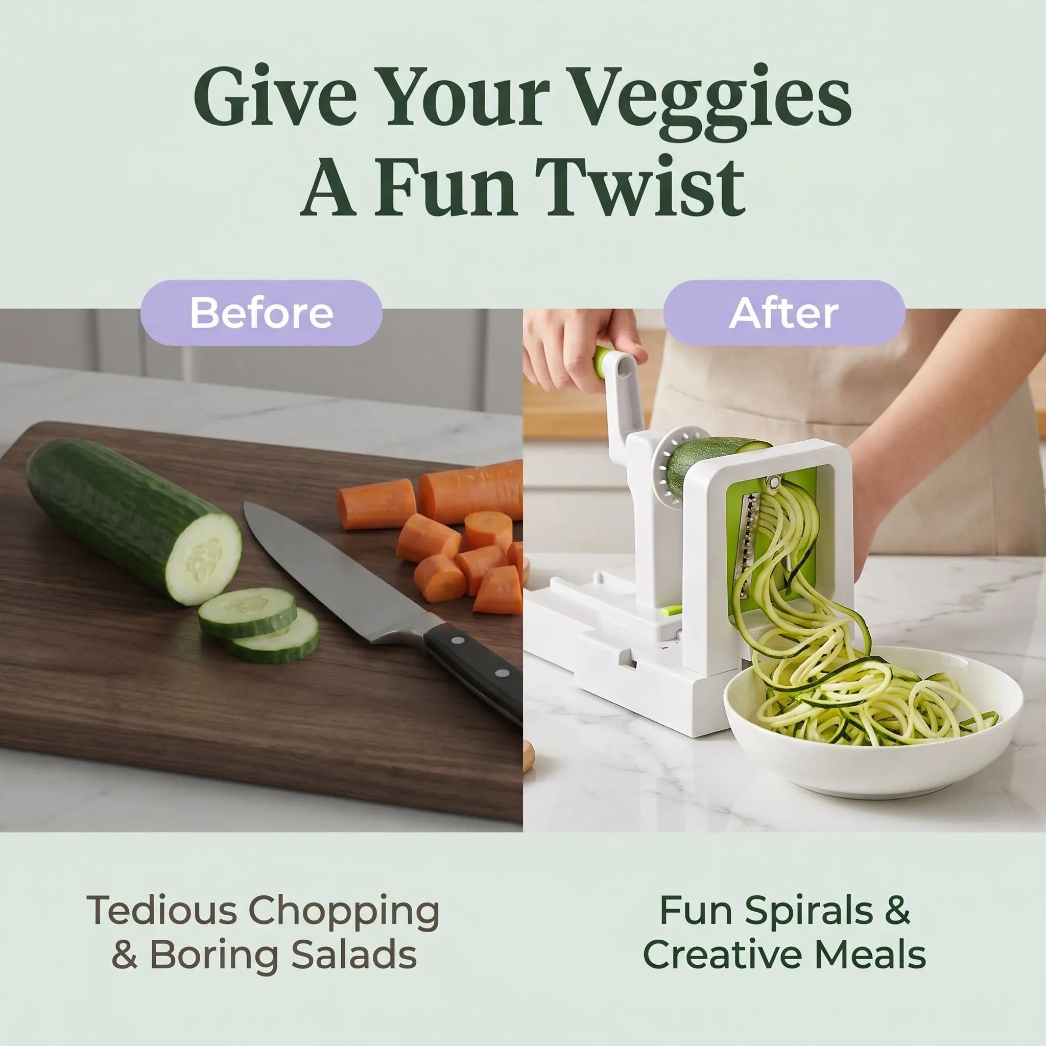 The Prep Shelf’s SpiralPrep Veggie Spiralizer The Prep Shelf