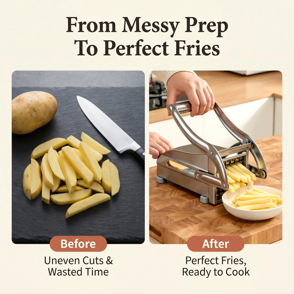 The Prep Shelf’s EasyChip Potato Chipper The Prep Shelf