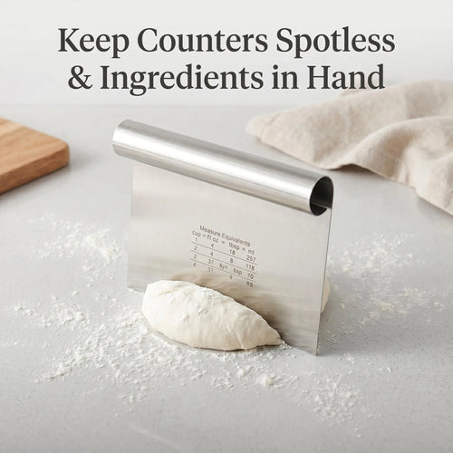 The Prep Shelf’s DoughLift Bench Scraper The Prep Shelf